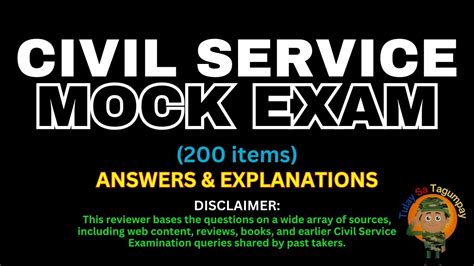 tgs cse|Free CSE Civil Service Mock Exam And Reviewer .